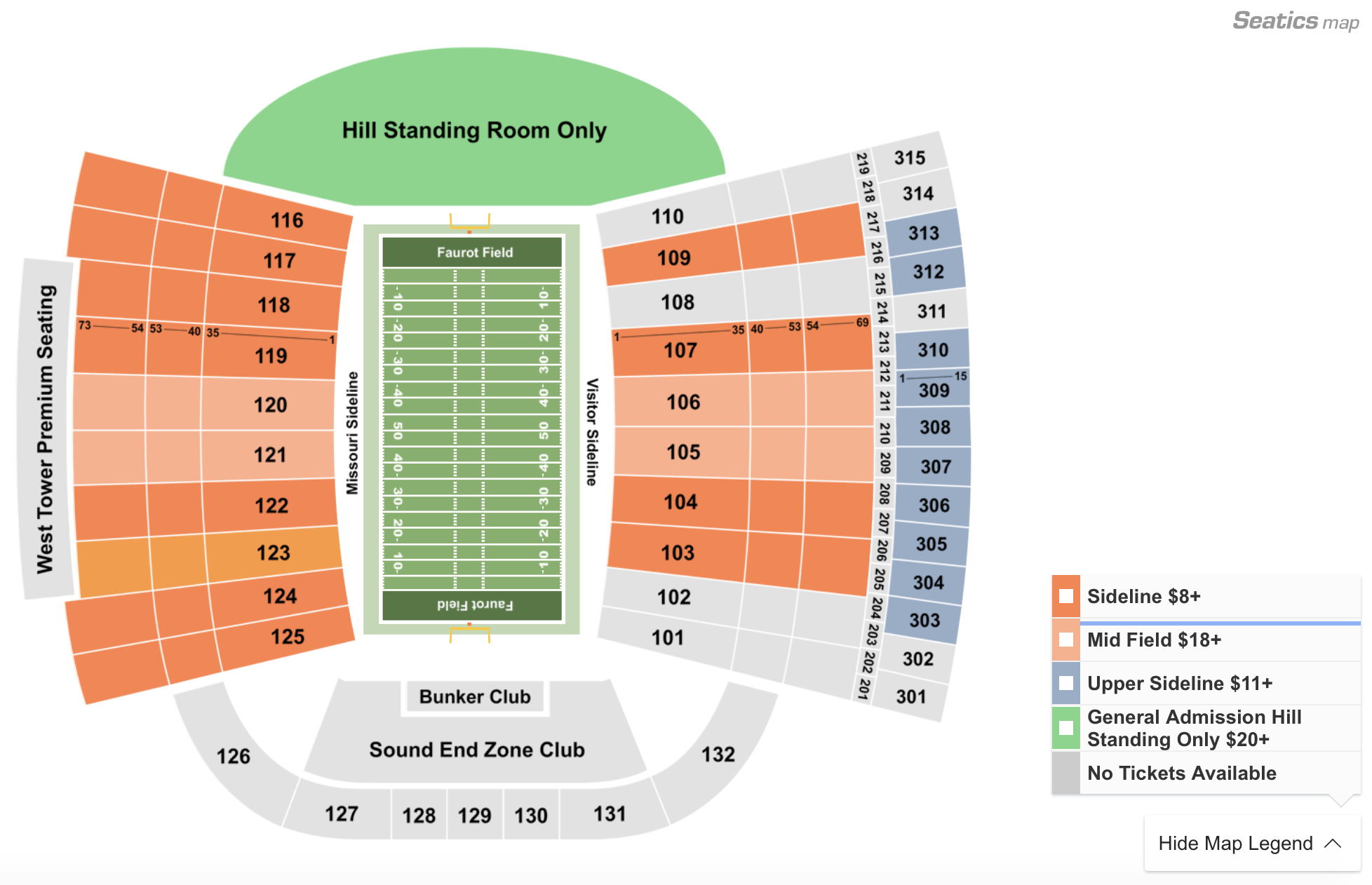 How To Find The Cheapest Missouri vs. Tennessee Football Tickets